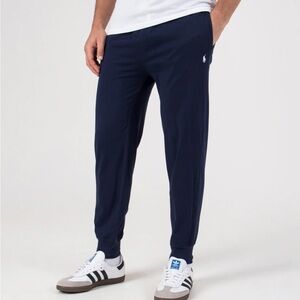 NWT Polo Ralph Lauren Waffle Knit Loungewear Sleepwear Jogger Pants. Cruise Navy